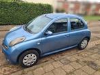 Nissan Micra 1.6 5DR 2008 Blauw, Auto's, Voorwielaandrijving, 15 km/l, 40 €/maand, 4 cilinders