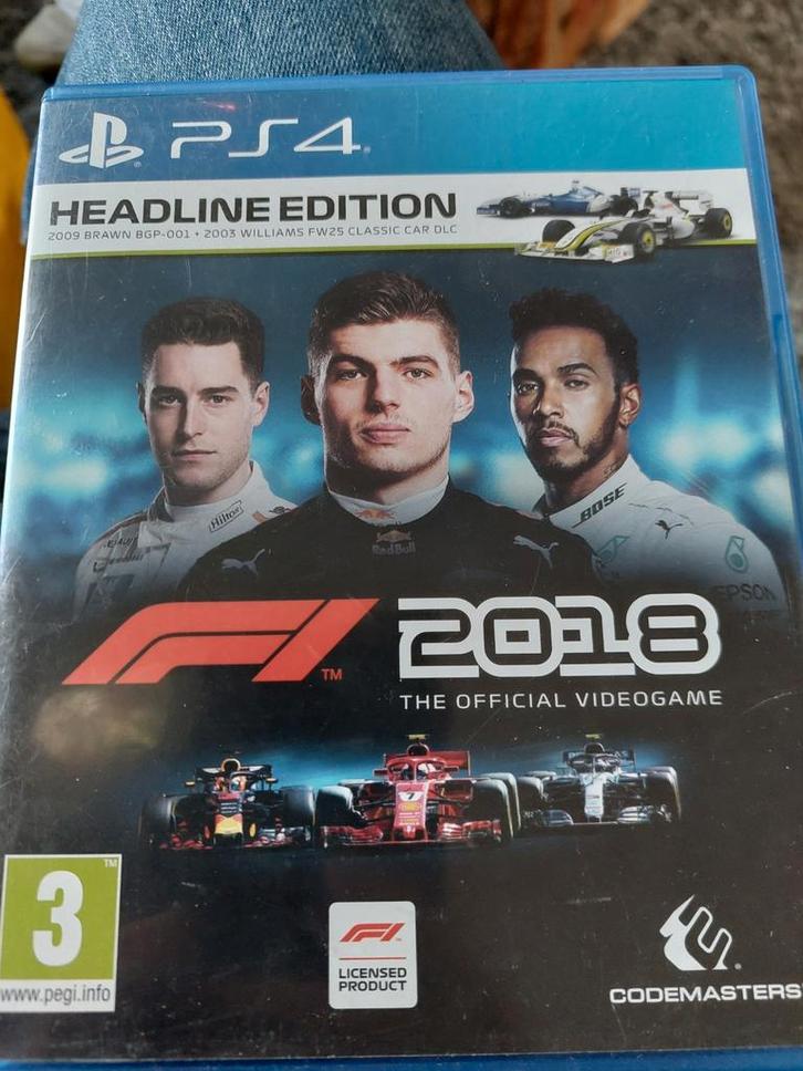 F1 2018 - PS4 Headline Edition, Spelcomputers en Games, Games | Sony PlayStation 4, Zo goed als nieuw, Racen en Vliegen, 1 speler