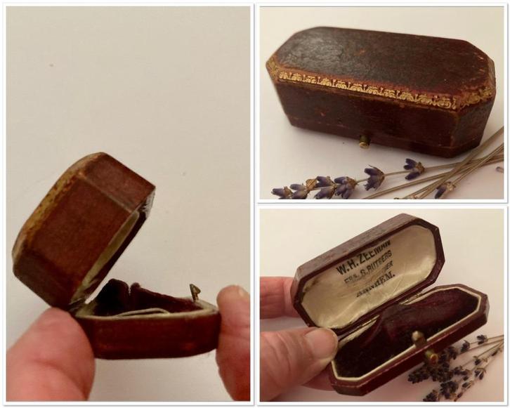 Antiek Juweliersdoosje uit Arnhem, Antiek en Kunst, Curiosa en Brocante, Ophalen of Verzenden