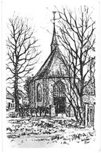 43938	Bergeyk Bergeijk	herv Kerk	Nette oude kaart Onbeschrev, Ongelopen, Ophalen of Verzenden, Noord-Brabant