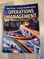 Boek: operstions management, Ophalen of Verzenden, Zo goed als nieuw, Bouwkunde