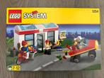 Vintage LEGO System 1254 Tankstation Shell Convenience Store, Ophalen of Verzenden, Nieuw, Complete set, Lego