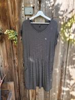 Hema jurk zwart-wit gestreept mt XL, Zwart, Maat 46/48 (XL) of groter, Ophalen of Verzenden, Zo goed als nieuw