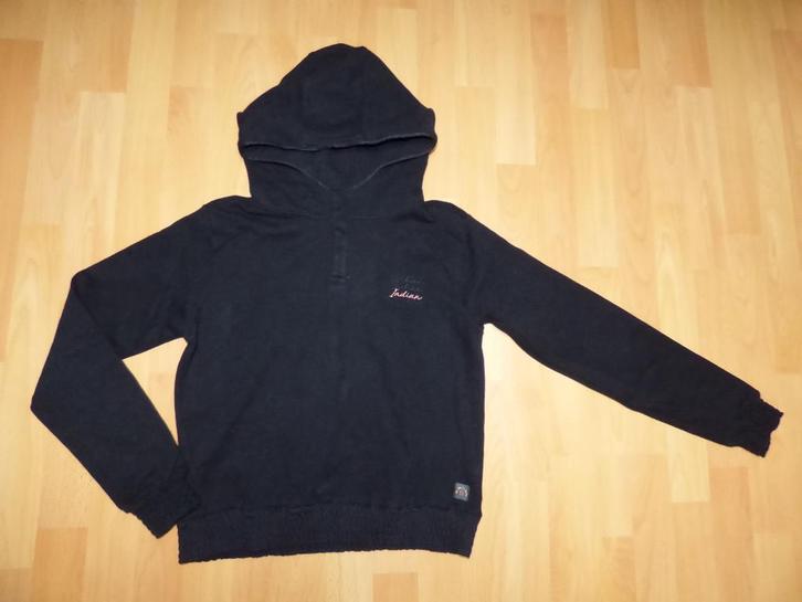 Zwarte Indian Blue Jeans hoodie/sweater, maat 176 NIEUW!, Kinderen en Baby's, Kinderkleding | Maat 176, Nieuw, Meisje, Trui of Vest