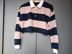 Korte sweater mt XS van Shein roze/marineblauw, Blauw, Ophalen of Verzenden, Zo goed als nieuw, Maat 34 (XS) of kleiner