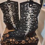 Party cowboy laarzen festival feest boots, Kleding | Dames, Schoenen, Hoge laarzen, Zwart, Nieuw, Ophalen of Verzenden