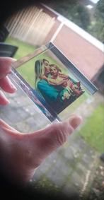 3D mooi Kristallen blok met afbeelding van Maria en Jezus., Ophalen of Verzenden