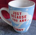 nieuwe mok Siaki - Just because you are ...... funny - 300ml, Ophalen of Verzenden, Nieuw, Overige stijlen, Kop(pen) en/of Schotel(s)