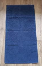 * Leuke donkerblauwe vintage handdoek, jaren 70 *, Verzenden, Persoonlijke verzorging