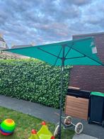 Parasol Kantelbaar 160x200 bijna nieuw!, Ophalen of Verzenden, Zo goed als nieuw, Zweefparasol, Verstelbaar