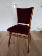 Vintage eetkamer stoel met verwijderbare zitting, Huis en Inrichting, Stoelen, Ophalen, Hout, Gebruikt, Eén
