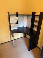Ikea Micke hoekbureau zwart, Huis en Inrichting, Ophalen, Zo goed als nieuw, Bureau