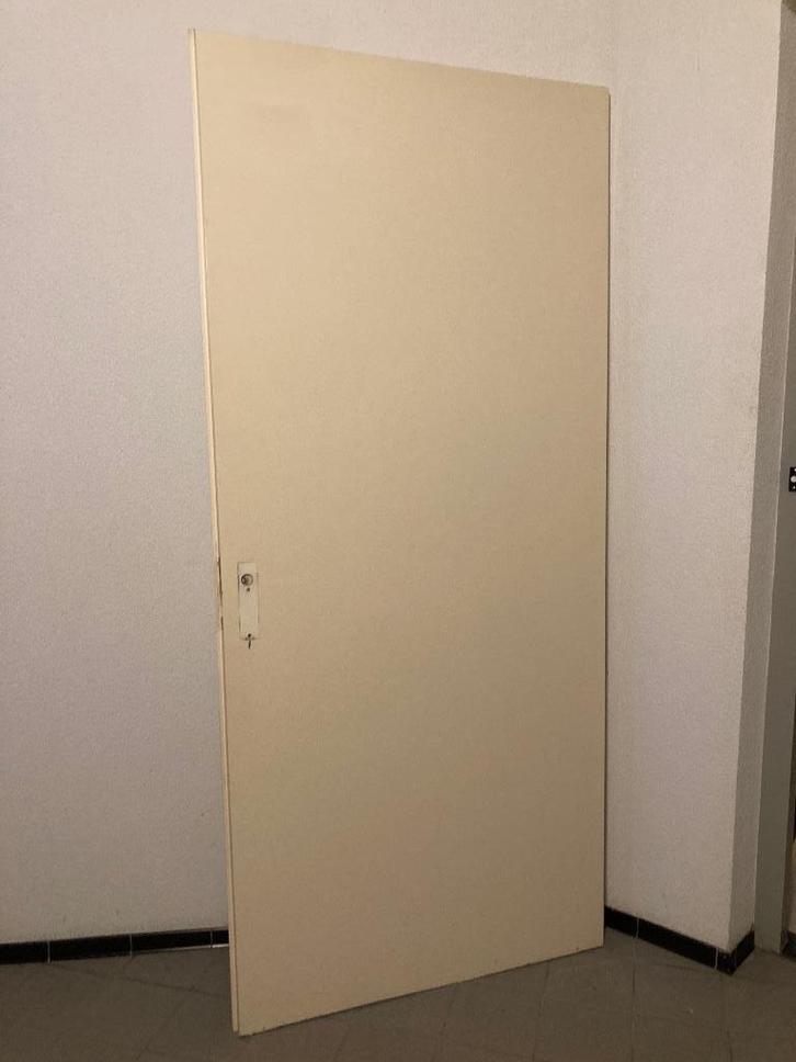 Opdekdeuren 6x zonder beslag, Doe-het-zelf en Verbouw, Deuren en Horren, Gebruikt, Binnendeur, 200 tot 215 cm, 80 tot 100 cm, Hout