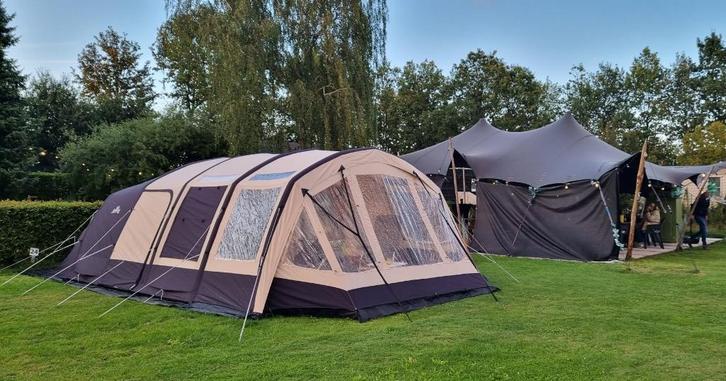 obelink easy air florence XL opblaastent 6 persoons, Caravans en Kamperen, Tenten, tot en met 6, Gebruikt, Ophalen