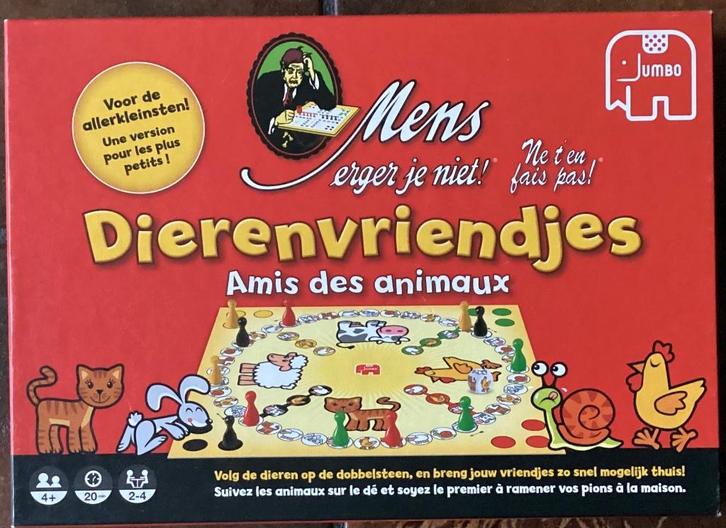 Mens Erger Je Niet! Dierenvriendjes vanaf 4 jaar, Hobby en Vrije tijd, Gezelschapsspellen | Bordspellen, Zo goed als nieuw, Ophalen of Verzenden