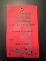 oud kaartje F 750 classic 1978 tt circuit assen, Ophalen of Verzenden, Nieuw, Motoren