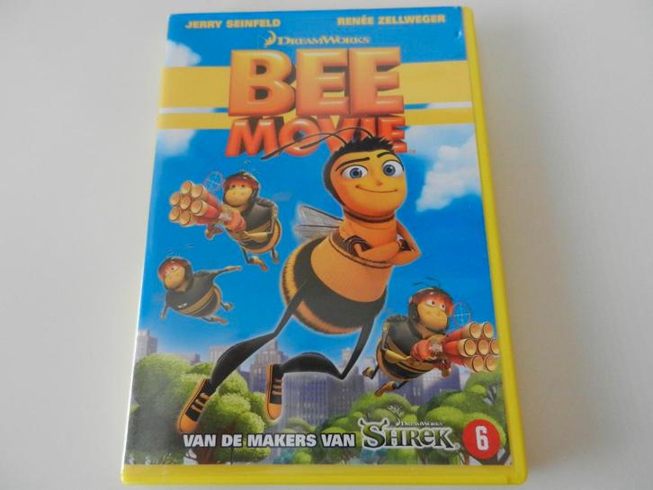 Bee movie, Cd's en Dvd's, Dvd's | Tekenfilms en Animatie, Zo goed als nieuw, Amerikaans, Tekenfilm, Vanaf 6 jaar, Ophalen of Verzenden
