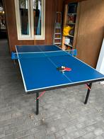 Tafeltennistafel, inklapbaar met verstelbare poten, Sport en Fitness, Tafeltennis, Ophalen, Gebruikt, Tafel Indoor, Inklapbaar