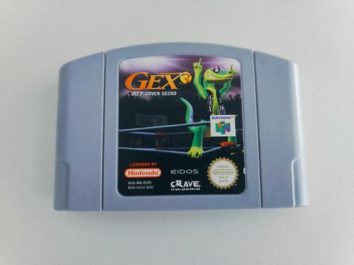 Gex 3 Deep Cover Gecko Nintendo 64 N64 Cartridge Origineel, Spelcomputers en Games, Games | Nintendo 64, Zo goed als nieuw, Racen en Vliegen