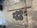 Les mills bodypump set body pump, Sport en Fitness, Fitnessmaterialen, Gebruikt, Ophalen of Verzenden, Bodypump, Halterset