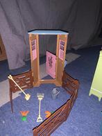 Barbie Huis met Woonkamer, Keuken, Paardenstal & Accessoires, Ophalen, Gebruikt, Barbie