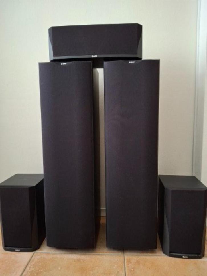 In Prijs verlaagd!  B&W  Surround speakerset, Audio, Tv en Foto, Home Cinema-sets, Zo goed als nieuw, Overige spelers, 5.1-systeem