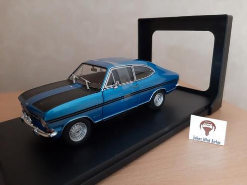 Opel Kadett B Rallye 1967 BlauwMetallic/Zwart- Whitebox 1:24, Hobby en Vrije tijd, Modelauto's | 1:24, Nieuw, Auto, Overige merken