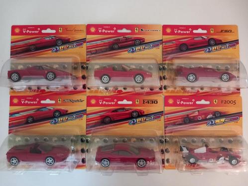 Ferrari Shell V-Power collectie 1:38 6 stuks, Hobby en Vrije tijd, Modelauto's | 1:43, Nieuw, Auto, Overige merken, Ophalen of Verzenden