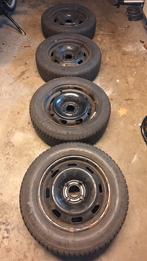 Set voor peugeot 208 4 gebruikte winterbanden en velgen, Auto-onderdelen, Banden en Velgen, Gebruikt, 15 inch, Banden en Velgen