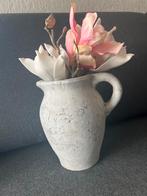 Decoratief Kruikje - Landelijke Stijl, Ophalen, Wit, Aardewerk of Porselein, Zo goed als nieuw