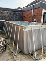 Zwembad 4x2 meter, Tuin en Terras, Zwembaden, Ophalen, Gebruikt, Minder dan 80 cm, Rond