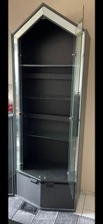 Vitrinekast, Huis en Inrichting, Ophalen, Overige materialen, 200 cm of meer, 50 tot 100 cm