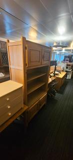 Massief Eiken Open Kast, 100 tot 150 cm, Klassiek, Eikenhout, Ophalen of Verzenden