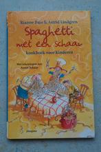 Spaghetti met een schaar - kookboek voor kinderen, Non-fictie, Ophalen of Verzenden, Zo goed als nieuw, Rianne Buis