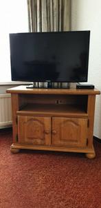 Massief eiken televisiemeubel., Ophalen, Gebruikt, 50 tot 100 cm, Minder dan 100 cm