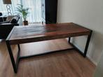 Rechte industrieele tafel, Ophalen, 50 tot 100 cm, Zo goed als nieuw, Vijf personen of meer