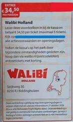 Walibi Holland kortingsbon, Drie personen of meer, Kortingskaart