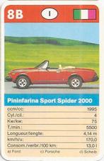 Kw4365 autokaartje pininfarina sport spider 2000 ( 8b ), Ophalen of Verzenden, Zo goed als nieuw, Auto's