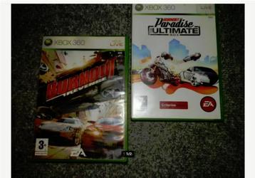 Xbox 360 spel burnout revenge paradise beschikbaar voor biedingen