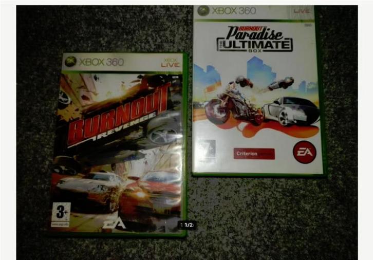 Xbox 360 spel burnout revenge paradise, Spelcomputers en Games, Games | Xbox 360, Gebruikt, Racen en Vliegen, 1 speler, Vanaf 3 jaar