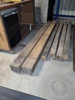 Hardhouten palen azobé, Tuin en Terras, Palen, Balken en Planken, Ophalen, Zo goed als nieuw, 250 cm of meer, Palen