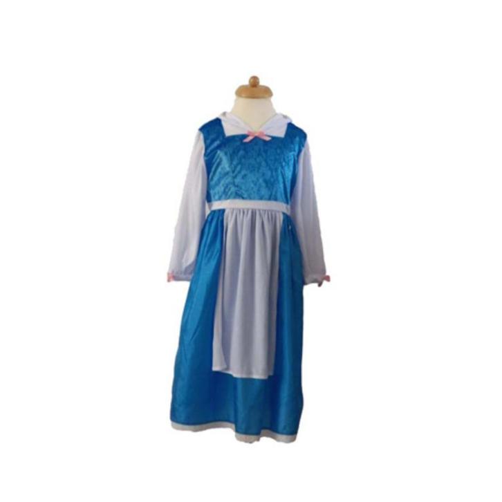 Nieuwe Prinsessenjurk / verkleedjurk Belle, Kinderen en Baby's, Carnavalskleding en Verkleedspullen, Nieuw, Meisje, 110 t/m 116