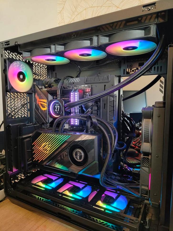 Mega dikke watergekoelde game PC, 13900K, DDR5, waterkoeling, Computers en Software, Desktop Pc's, Zo goed als nieuw, 4 Ghz of meer