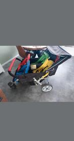 Familidoo vierlingwagen, Ophalen, Gebruikt, Regenhoes