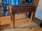 Antieke Pianokruk / Pianobank - Verstelbaar, Muziek en Instrumenten, Piano's, Ophalen, Gebruikt, Bruin, Piano