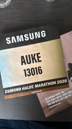 Startbewijs Ticket - Halve Marathon Egmond aan Zee, Ophalen of Verzenden, Nieuw