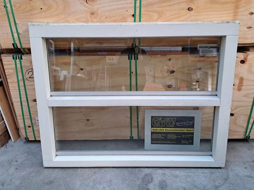 hardhouten ramen met HR glas 159x120 cm, kiepvleugel, raam., Doe-het-zelf en Verbouw, Deuren en Horren, Gebruikt, Overige typen