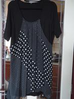 leuke zwart wit tuniek x-two mt 1, Kleding | Dames, X-Two, Verzenden, Zo goed als nieuw, Blouse of Tuniek