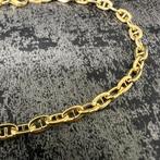 14 karaat gouden armband flat magnum schakel, Ophalen of Verzenden, Nieuw, Goud