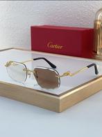 Cartier panthere ct0120, goud met bruin, maar 1 stuk, Sieraden, Tassen en Uiterlijk, Zonnebrillen en Brillen | Heren, Overige merken